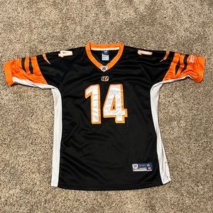 Vintage Cincinnati Bengals Dalton Reebok On Field Stitched Jersey Youth XL